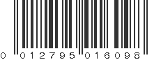 UPC 012795016098