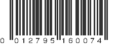 UPC 012795160074