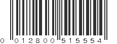 UPC 012800515554