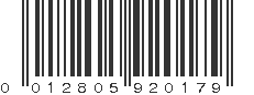 UPC 012805920179