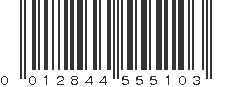 UPC 012844555103