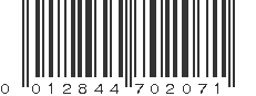 UPC 012844702071