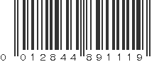 UPC 012844891119