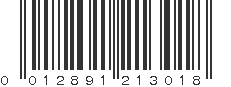 UPC 012891213018