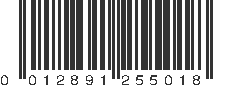 UPC 012891255018