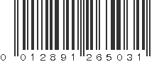 UPC 012891265031