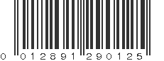 UPC 012891290125