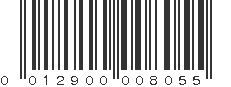 UPC 012900008055