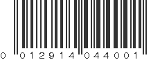 UPC 012914044001