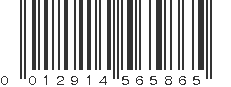 UPC 012914565865