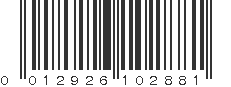 UPC 012926102881