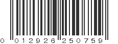 UPC 012926250759