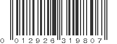 UPC 012926319807