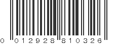 UPC 012928810326