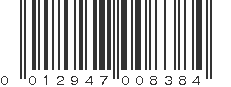 UPC 012947008384