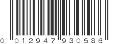 UPC 012947930586