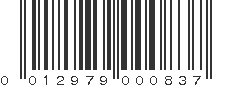 UPC 012979000837