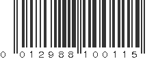 UPC 012988100115