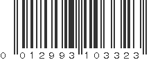 UPC 012993103323