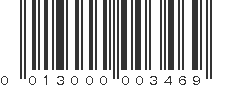 UPC 013000003469