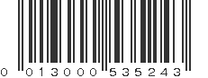 UPC 013000535243