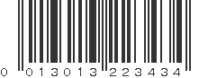 UPC 013013223434