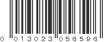 UPC 013023056596