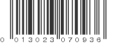 UPC 013023070936