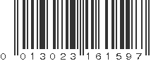 UPC 013023161597