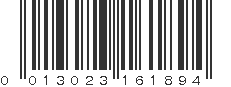 UPC 013023161894