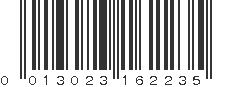 UPC 013023162235