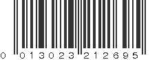 UPC 013023212695