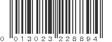 UPC 013023228894