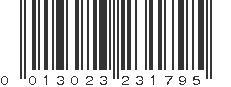 UPC 013023231795