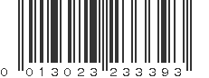 UPC 013023233393