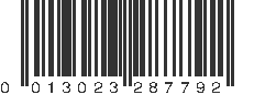 UPC 013023287792