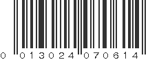 UPC 013024070614