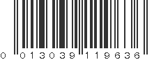 UPC 013039119636