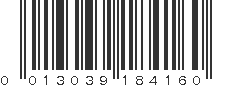 UPC 013039184160