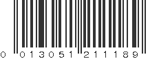 UPC 013051211189