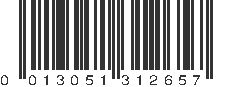 UPC 013051312657