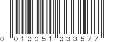 UPC 013051333577