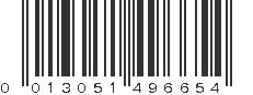 UPC 013051496654