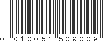 UPC 013051539009