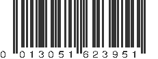 UPC 013051623951