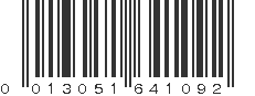 UPC 013051641092