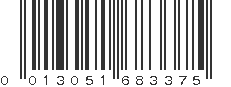 UPC 013051683375