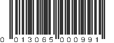 UPC 013065000991