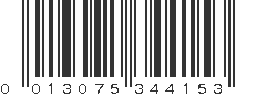 UPC 013075344153