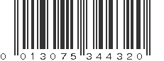 UPC 013075344320